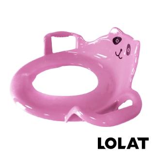 【LOLAT 羅力】官方直營 兒童簡易安全馬桶座粉/學習馬桶(A9192PP)
