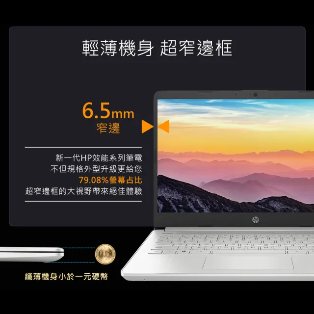 HP 惠普】14吋i5-1235U 輕薄筆電(超品/16G/512G SSD/Win11) - momo購物