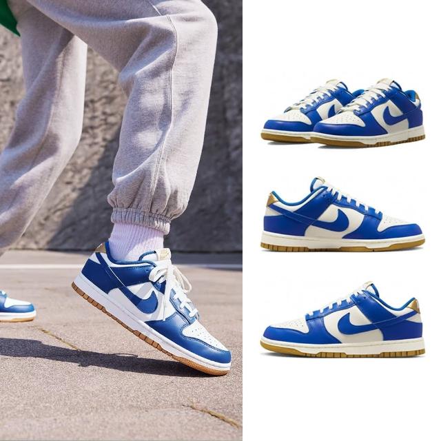 【NIKE 耐吉】W Nike Dunk Low Kansas City Royals 坎薩斯城 皇家藍金 休閒鞋 FB7173-141