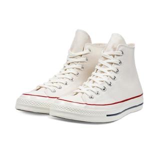 【CONVERSE】休閒鞋 男鞋 女鞋 帆布鞋 運動 高筒 CHUCK 70 HI PARCHMENT/GARNET/EGRET 白 162053C