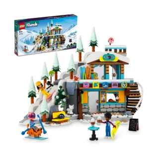 【LEGO 樂高】Friends 41756 假期滑雪場和咖啡廳(滑雪玩具 家家酒 DIY積木)