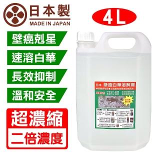 【十田修繕】日本壁癌白華溶解劑 4L 二倍濃度特製版(壁癌 白華 乳膠漆 批土 油漆 防黴 除黴)