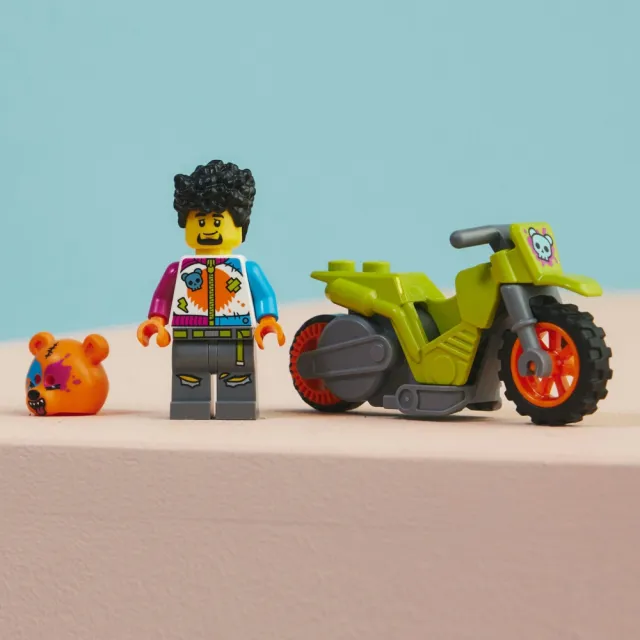 【LEGO 樂高】城市系列 60356 大熊特技摩托車(特技玩具車 交通工具 機車)