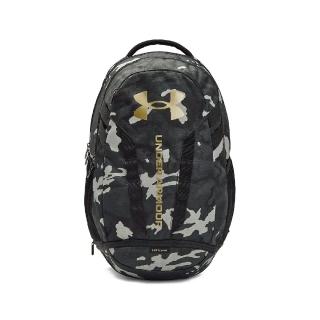 【UNDER ARMOUR】包包 Hustle 3.0 黑 金 迷彩 後背包 筆電包 收納 運動包 UA 1294720007