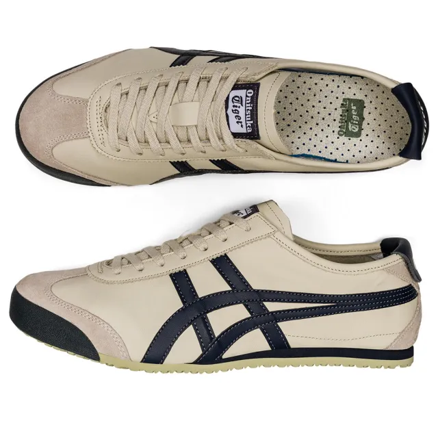 【Onitsuka Tiger】米白色MEXICO 66 休閒鞋(1183C102-200)