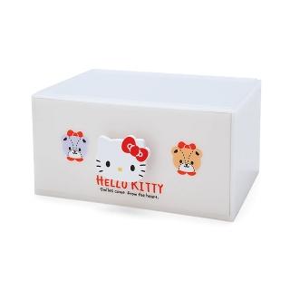 【SANRIO 三麗鷗】可堆疊桌上型收納抽屜 Hello Kitty