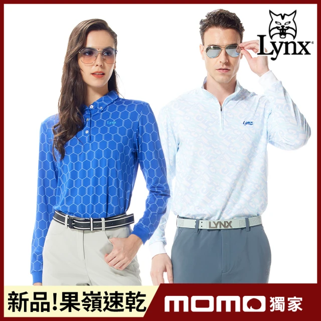 Lynx GolfLynx Golf 果嶺新品上市!男女款吸排乾爽舒適長袖POLO衫(多款任選)