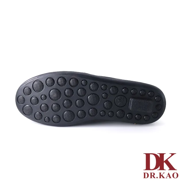 【DK 高博士】素面綁帶空氣真皮女靴 87-2141-90 黑色