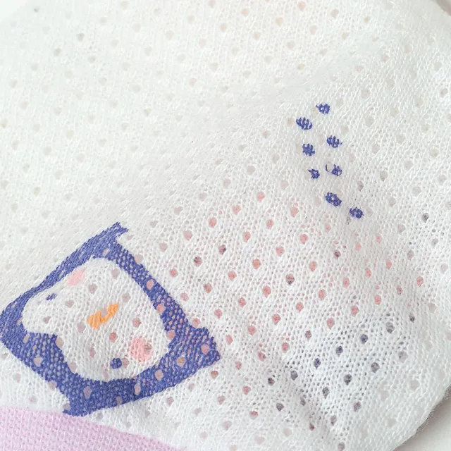 【Newstar 明日之星】MIT4雙入透氣洞洞嬰兒護手套(透氣網 MIT 藍 粉紅 推薦)