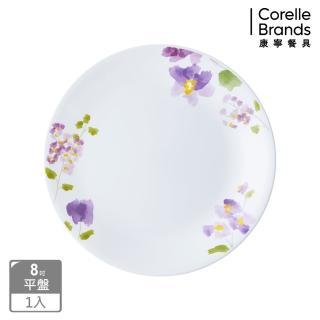 【CORELLE 康寧餐具】紫霧花彩8吋平盤(108)