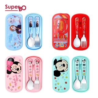 【SuperBO】幼兒不鏽鋼匙叉組(附盒)