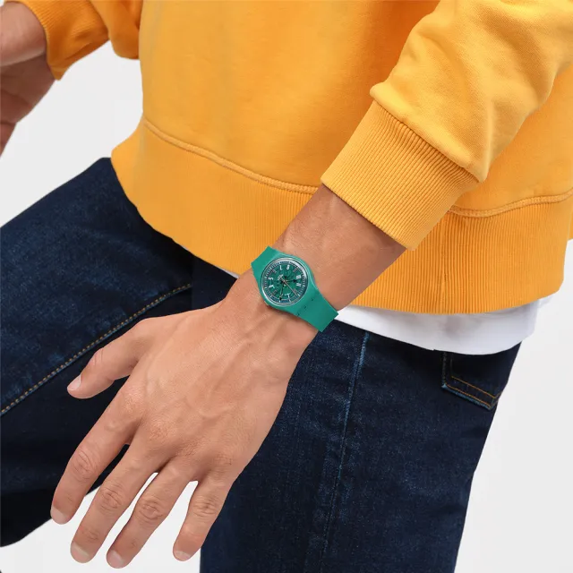 【SWATCH】Gent 原創系列手錶 PHOTONIC PURPLE 男錶 女錶 手錶 瑞士錶 錶(34mm)