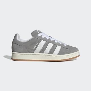 【adidas 愛迪達】休閒鞋 男鞋 女鞋 運動鞋 皮革 三葉草 CAMPUS 00S 灰 HQ8707