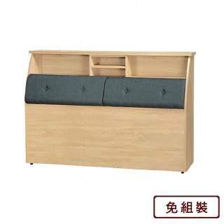 【AS 雅司設計】沃維5尺貓抓皮床頭-155*30*112.5cm-2色可選
