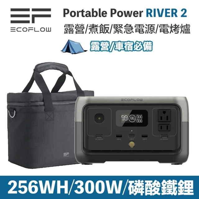 ECOFLOW RIVER 2 移動電源(移動電池 行動電站 露營 車宿 露營電源)