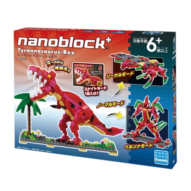 nanoblock 河田積木 Nanoblock迷你積木-霸王暴龍組-戰艦-機器人(PBH-007)