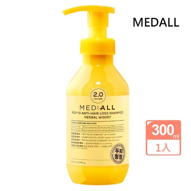 【MED:ALL】RCP-10 Anti Hair Loss 頭皮清潔洗髮露-木質調300ml(韓國洗髮露 頭皮去角質 清洗 洗髮)