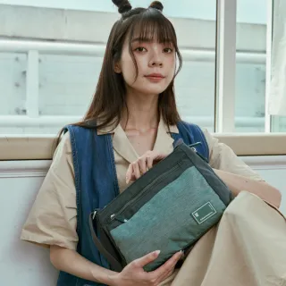 【Kinloch Anderson 金安德森】Macchiato 多隔層小方包(綠色)