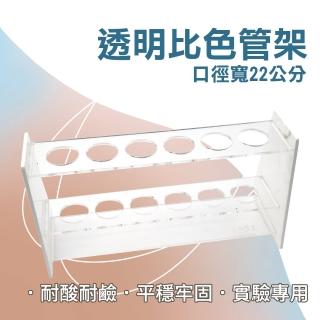 【TOR】展示架 口徑22mm 有機玻璃試管架 化工檢驗 實驗室裝置 離心管 CH22-F(比色管 壓克力架 PP試管架)