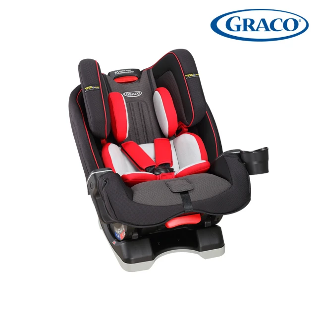【Graco】MILESTONE LX 0-12歲 安全帶版(雙向汽座 汽車兒童安全座椅 成長型安全汽座)