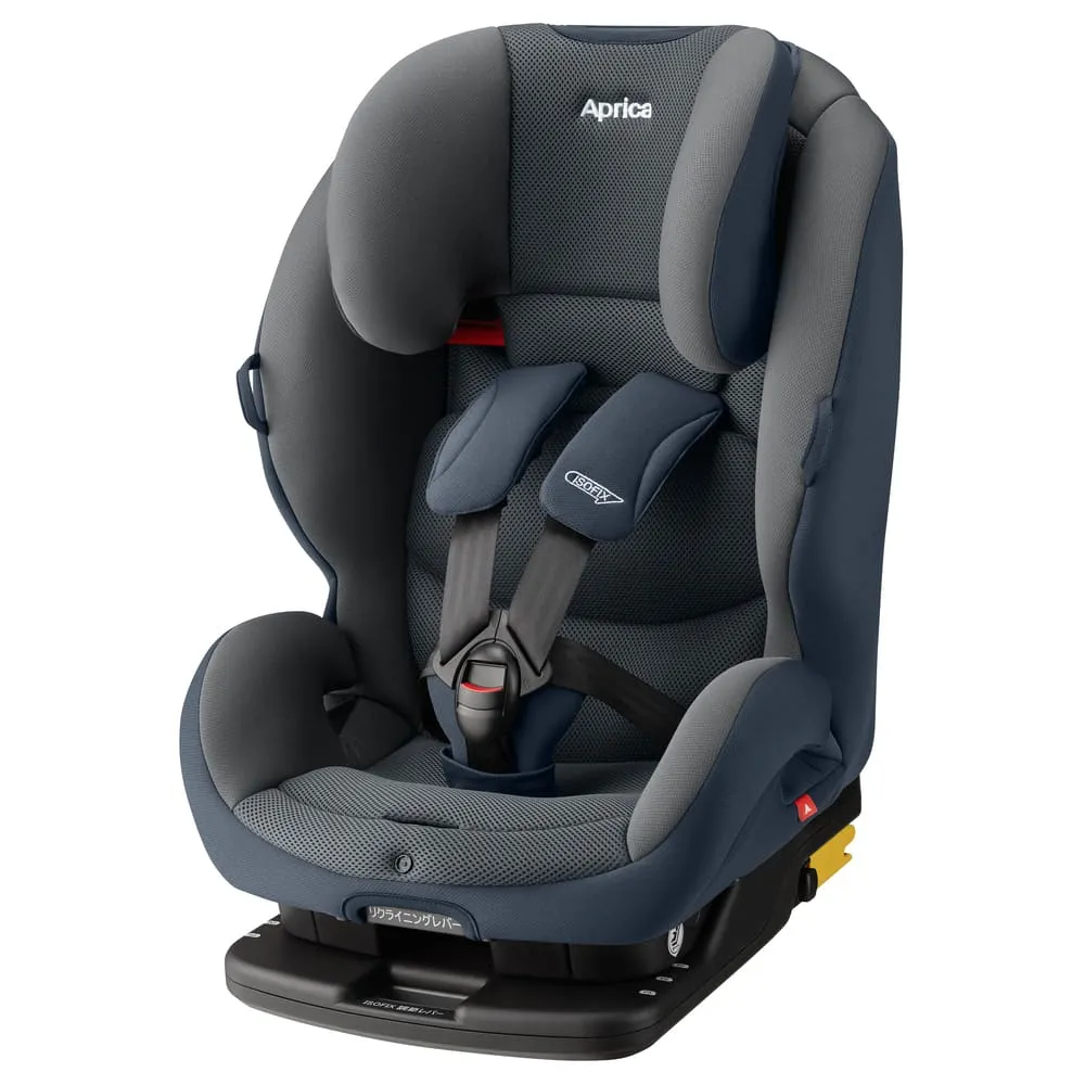 【Aprica 愛普力卡】ActiFix ISOFIX 2-12歲(成長座椅 5點式安全帶 成長型輔助汽座 增高墊 汽車座椅)