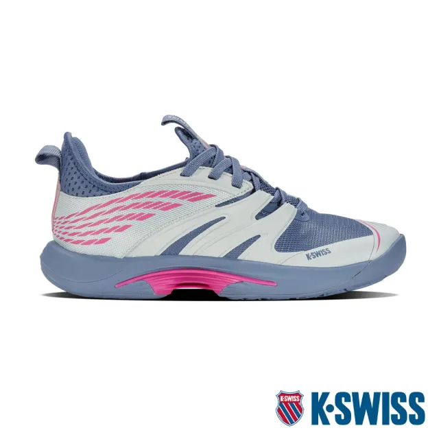 【K-SWISS】輕量進階網球鞋 Speed Trac-女-藍/桃紅(97392-483)