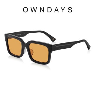 【OWNDAYS】個性方形墨鏡(SUN8011B-3S C2)