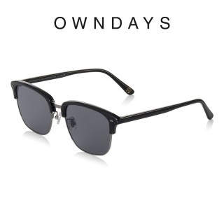 【OWNDAYS】個性方形墨鏡(SUN8007J-2S C1)