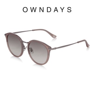 【OWNDAYS】百搭框款墨鏡(SUN2098T-2S C3)