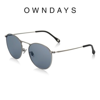 【OWNDAYS】潮流金屬圓框款墨鏡(SUN7001B-2S C1)