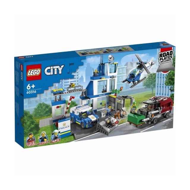 LEGO 樂高 城市系列 城市警察局 60316評價推薦
