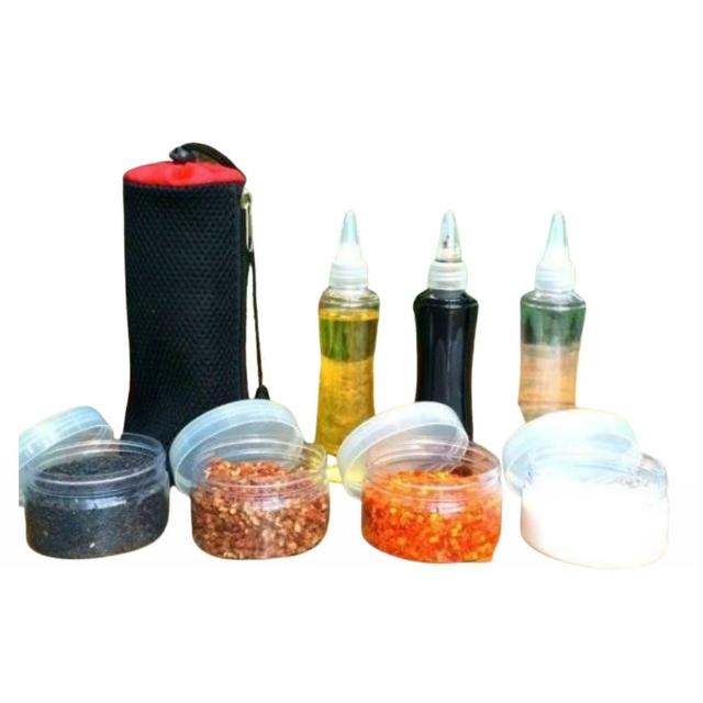 【May Shop】高品質戶外調味瓶 油瓶 醬油瓶 調味罐 收納組 露營 廚房調味