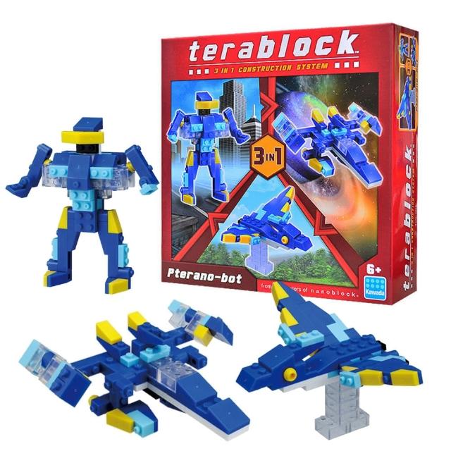 【nanoblock 河田積木】Nanoblock迷你積木-無齒翼龍組-戰艦-機器人(紅盒 TBH-004)