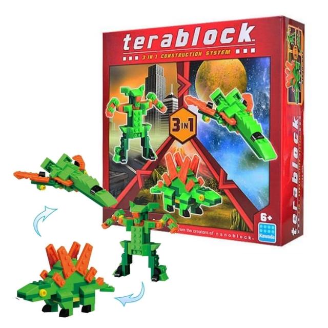 【nanoblock 河田積木】Nanoblock迷你積木-劍龍組-戰艦-機器人(紅盒 TBH-005)