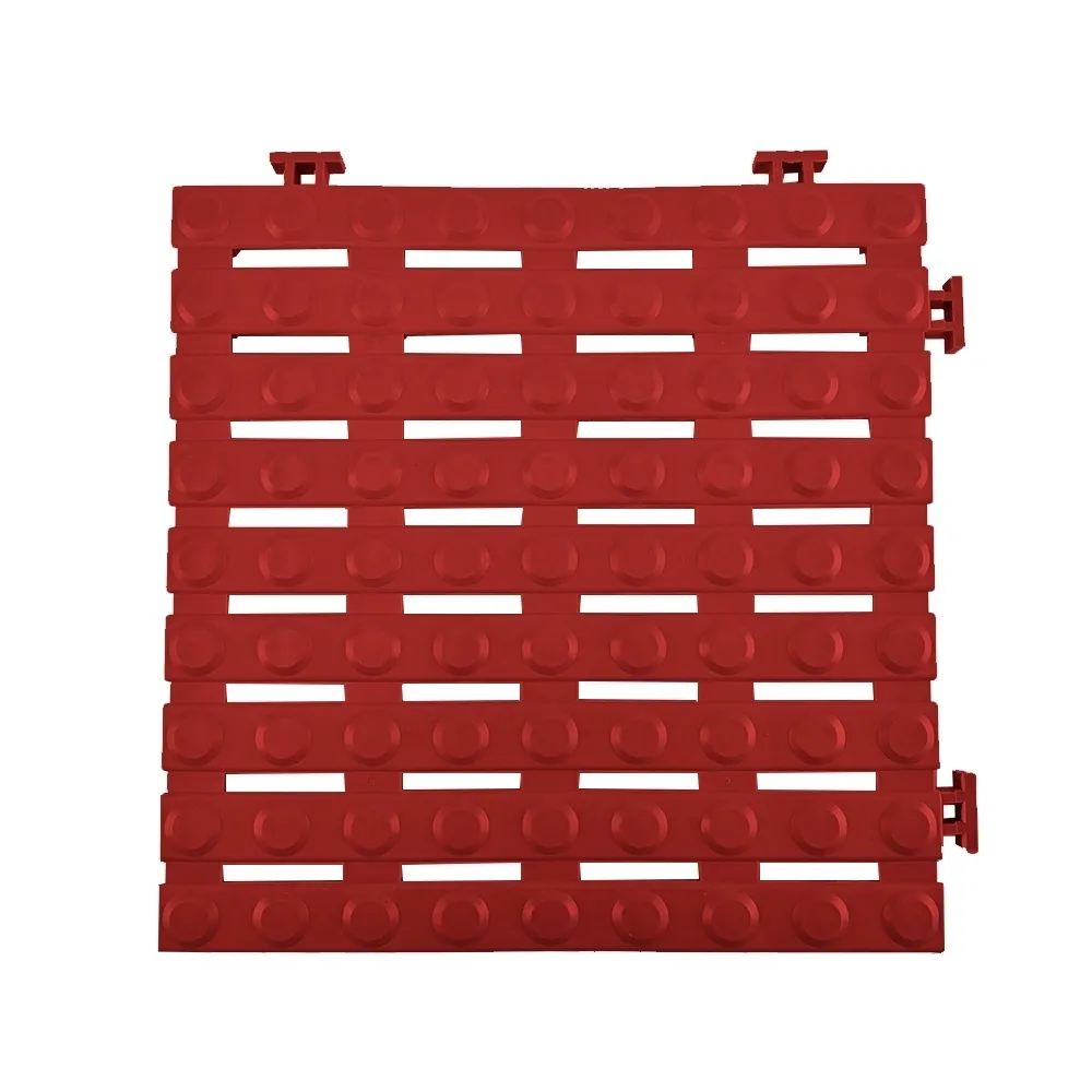 【特力屋】積木棧板組合地墊紅-4入 30*30*1.6cm
