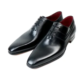 【MAGNANNI】時尚壓線商務牛津鞋 黑色(24814-BL)