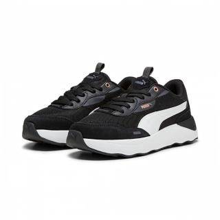 【PUMA】休閒鞋 女鞋 運動鞋 Runtamed Platform 黑白 39232402