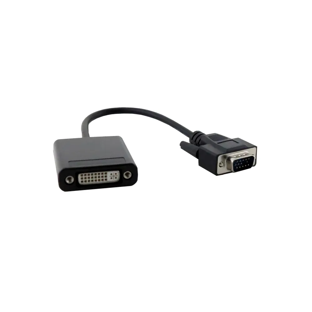 【SUNBOX 慧光】VGA 轉 DVI 電子式轉換器 台灣製造(VC100VD)