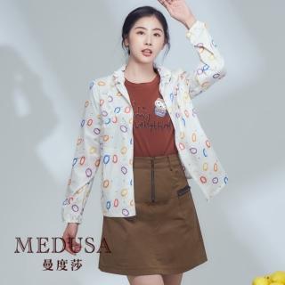 【MEDUSA 曼度莎】現貨-彩色圈圈防曬外套（M-2L）｜女外套 抗uv防曬外套(101-90507)