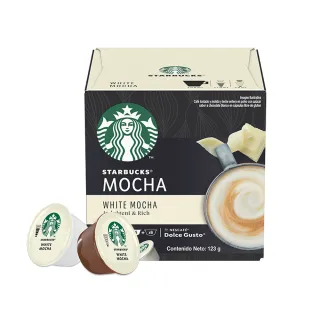 【STARBUCKS 星巴克】白巧克力風味摩卡咖啡膠囊12顆/盒