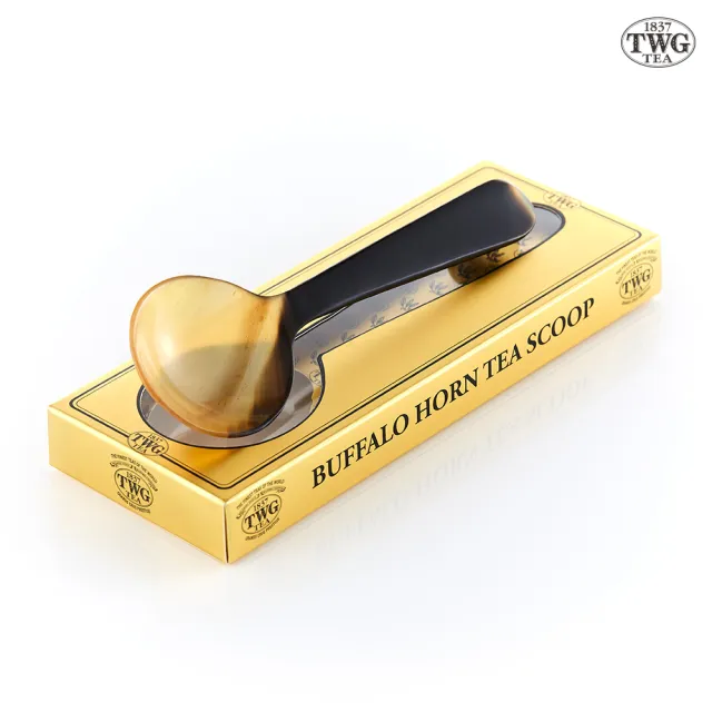 【TWG Tea】水牛角古典茶匙 Buffalo Horn Tea Scoop(間棕色 Brown)