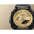 【CASIO 卡西歐】G-SHOCK 2100八角金屬光手錶 畢業禮物(GA-2100GB-1A)