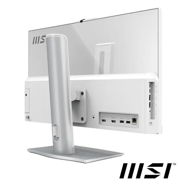 【MSI 微星】24型 i5 觸控液晶電腦-白色(Modern AM242TP 12M-469TW/i5-1235U/8G/512G SSD/W11P)