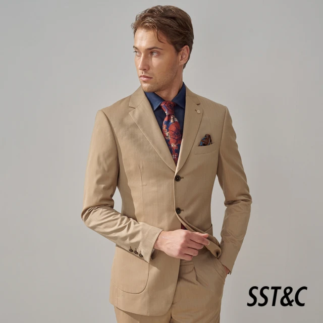 SST&C 新品上市 黑色修身版西裝外套0112308008