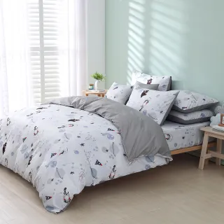 【HongYew 鴻宇】100%美國棉 薄被套床包組-星際夢遊(雙人)