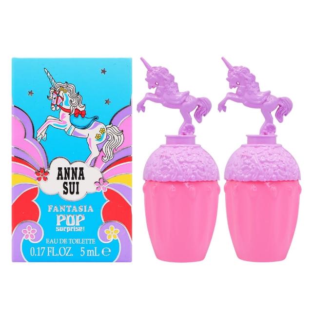 【ANNA SUI 安娜蘇】童話彩虹獨角獸女性淡香水 5ml 小香 2入組(專櫃公司貨)