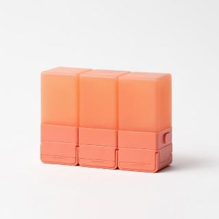 【Suzzi】積木旅行分裝瓶 珊瑚橘S 50ml(三件旅行組)