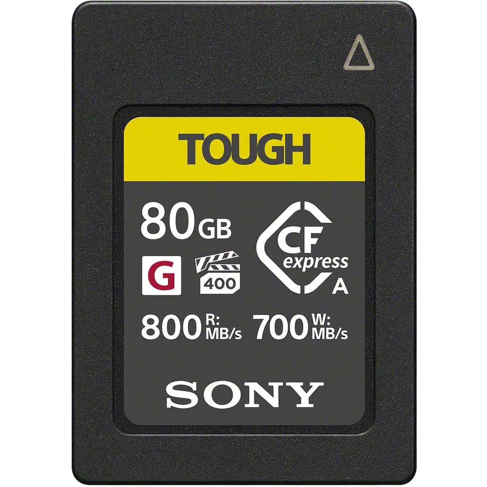 【SONY 索尼】CEA-G80T 80G/GB 800MB/S CFexpress Type A TOUGH 高速記憶卡(公司貨 適用A7SM3 FX3 FX30)