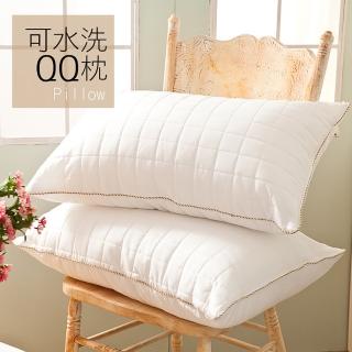 【戀家小舖】臺灣製可水洗QQ枕頭(1入)