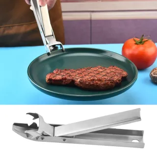 【京都百貨】不鏽鋼防燙碗碟夾(不銹鋼提盤器 廚房夾盤器 家用不銹鋼取碗碟夾 盤子夾 防燙夾 fine dine)